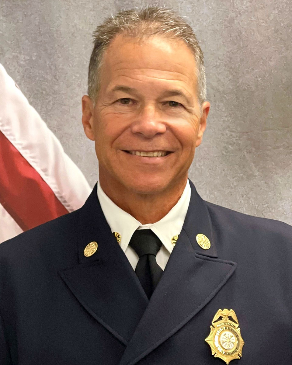 Chief of Fire Rescue Department Brian Blizzard