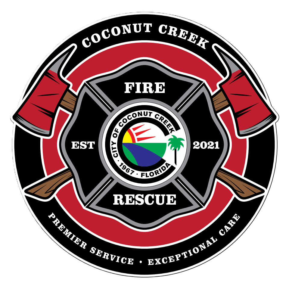 Fire Rescue Maltese Cross Logo