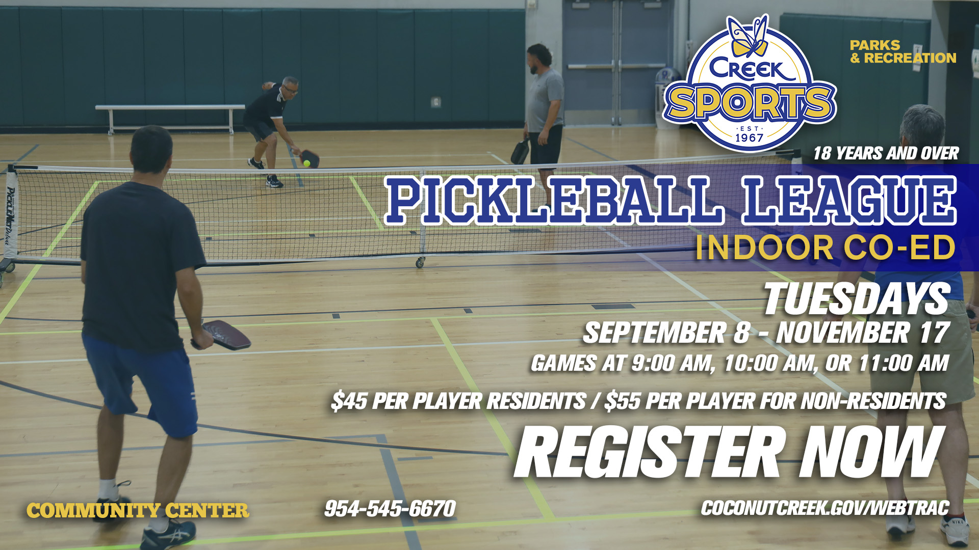 2026 Pickleball Indoor Co-Ed